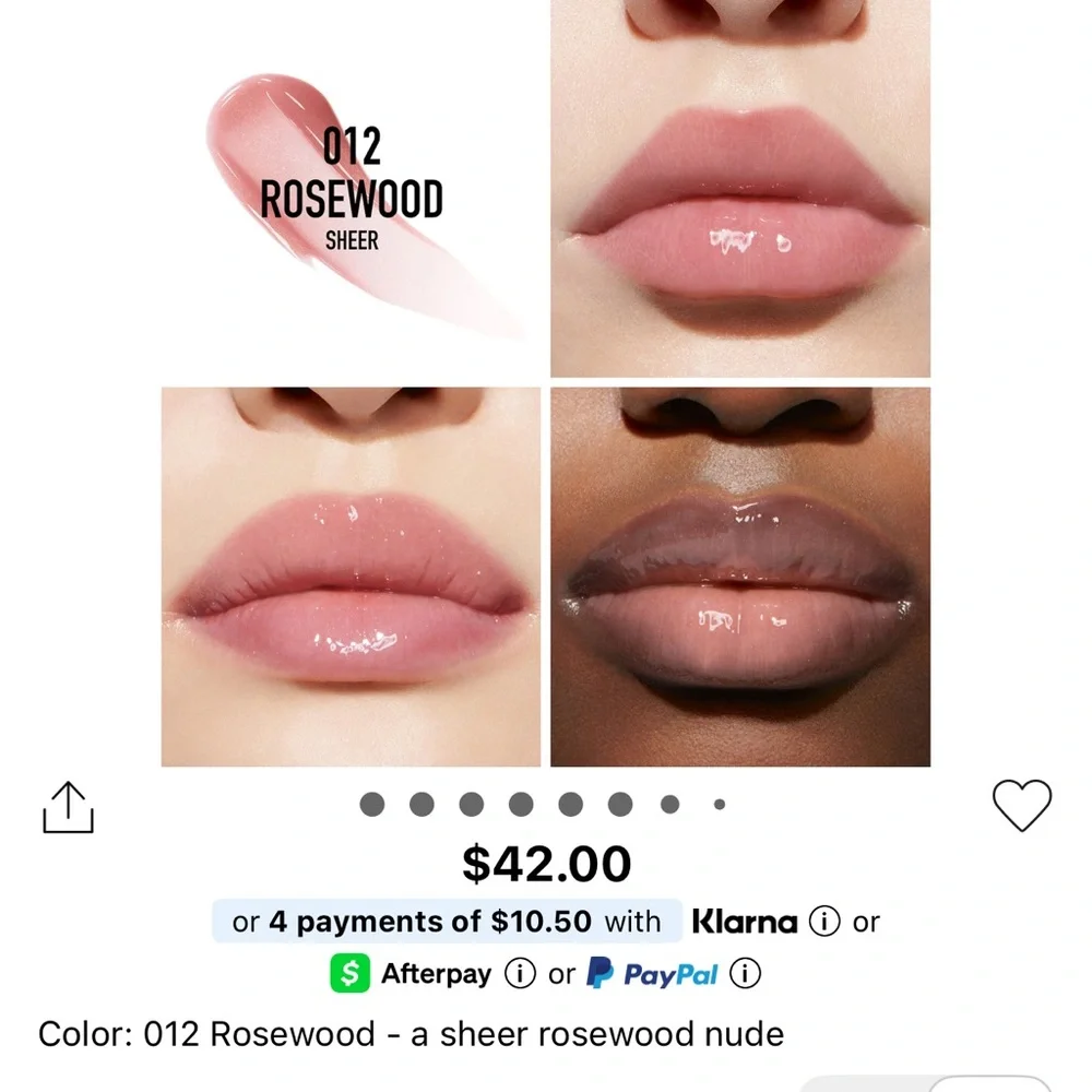 DIOR Addict Lip Maximizer Lip Gloss - Rosewood
